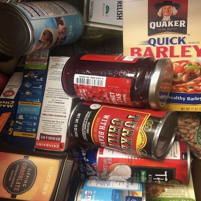 Food Donations for Holiday Baskets